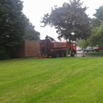 Contract Services drainage van at park Contract Services High Volume Drain Cleaning in Northern Ireland