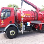 Contract Services side view of truck Contract Services High Volume Drain Cleaning in Northern Ireland