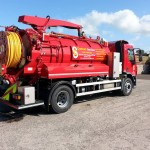 Contract Services smaller truck rear view Drain Cleaning Contract Services in Northern Ireland