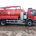 Contract Services smaller truck side view Contract Services High Volume Drain Cleaning in Northern Ireland