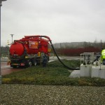 Red Contract Services drainage truck Contract Services High Volume Drain Cleaning in Northern Ireland