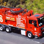 Contract Services truck from above Contract Services High Volume Drain Cleaning in Northern Ireland