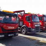 Contract Services fleet with small boy Drain Cleaning Contract Services in Northern Ireland