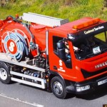 Contract Services truck on the road Contract Services Drain Cleaning in Northern Ireland