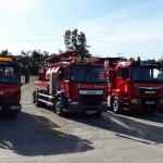 Contract Services 4 truck fleet Contract Services High Volume Drain Cleaning in Northern Ireland