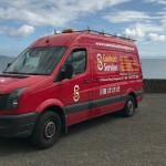 Contract Services Truck parked by the sea Drain Cleaning Contract Services in Northern Ireland