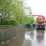 Drainage in progress Contract Services Drain Cleaning in Northern Ireland